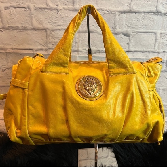 GUCCI RARE YELLOW HANDBAG EUC - Picture 1 of 17
